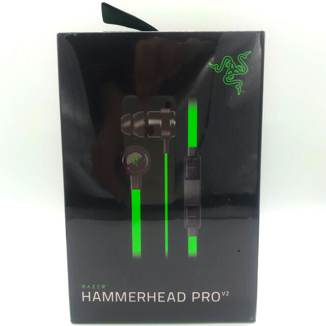 LAZER(レイザー)の正規品　Razer Hammerhead Pro V2  ゲーミング　イヤホン スマホ/家電/カメラのオーディオ機器(ヘッドフォン/イヤフォン)の商品写真
