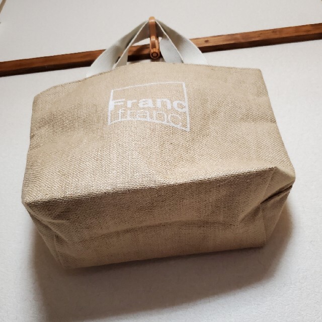 Francfranc(フランフラン)の新品　Francfranc　ジュートロゴ保冷バッグ レディースのバッグ(トートバッグ)の商品写真