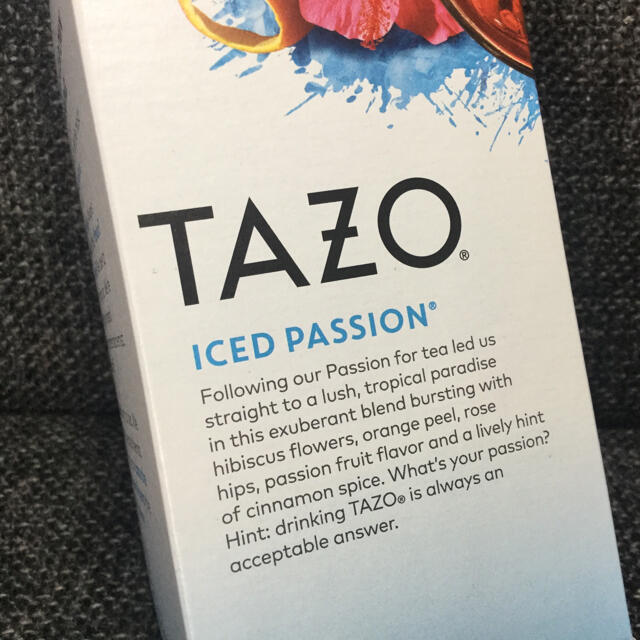 ※専用※TAZO tea★タゾ ティー★アイス パッション★スタバ 食品/飲料/酒の飲料(茶)の商品写真