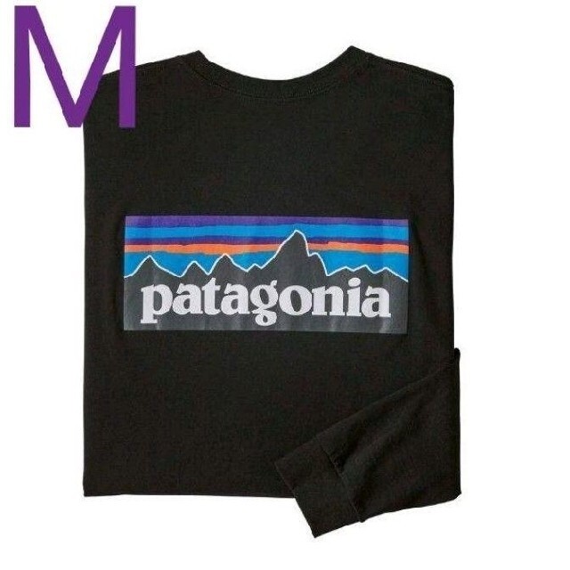 Mサイズパタゴニア ロングスリーブ tシャツ P-6ロゴ レスポンシビリティー