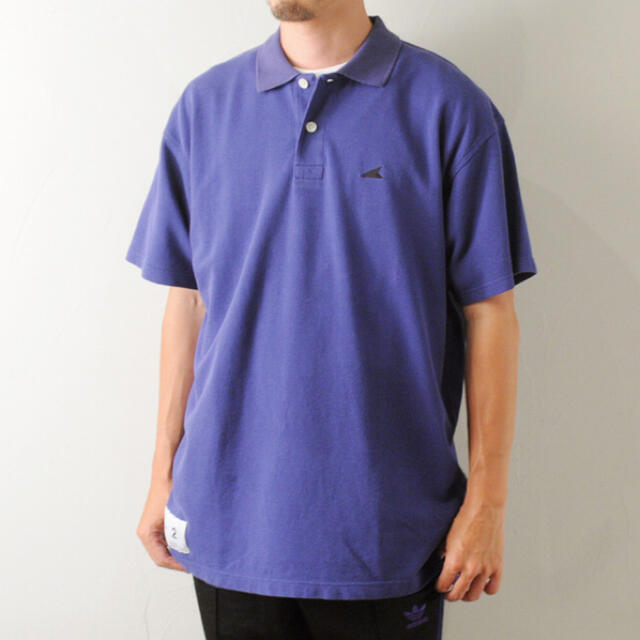 DESCENDANT ORCA POLO shirt L blue