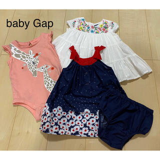ベビーギャップ(babyGAP)のbaby Gap 4点セット☆6〜12ヶ月　(ワンピース)