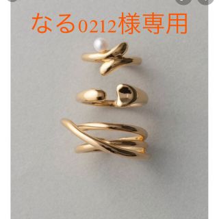 ete - エテ ete セットアップ パールリングカフ イヤーカフ完売品の