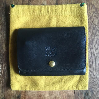 イルビゾンテ(IL BISONTE)のイルビゾンテ  二つ折り財布　黒(財布)