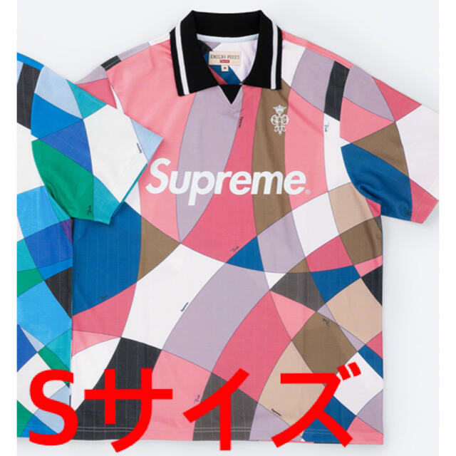 ポロシャツSupreme Emilio Pucci Soccer Jersey ピンク S