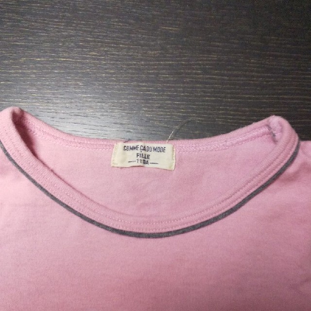 COMME CA DU MODE(コムサデモード)のCOMME CA DU MODE他半袖Tシャツ2枚セット キッズ/ベビー/マタニティのキッズ服女の子用(90cm~)(Tシャツ/カットソー)の商品写真