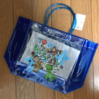 ディズニー(Disney)のトイストーリー  ビニールバッグ  プールバッグ　子どもバッグ　トートバッグ(トートバッグ)