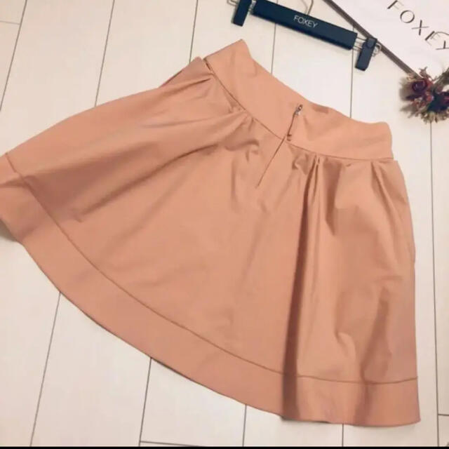 FOXEY(フォクシー)のFOXEY NY フォクシーニューヨーク スカート 40 ピンク系 美品 レディースのスカート(ミニスカート)の商品写真