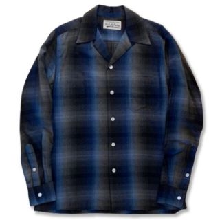 WACKO MARIA - 60'S OMBRAY CHECK OPEN COLLAR SHIRTSの通販 by ...