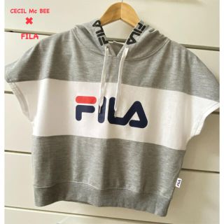 セシルマクビー(CECIL McBEE)のまもなく終了✦︎未使用に近い✦︎FILA by セシルマクビー❤︎ロゴパーカー(パーカー)