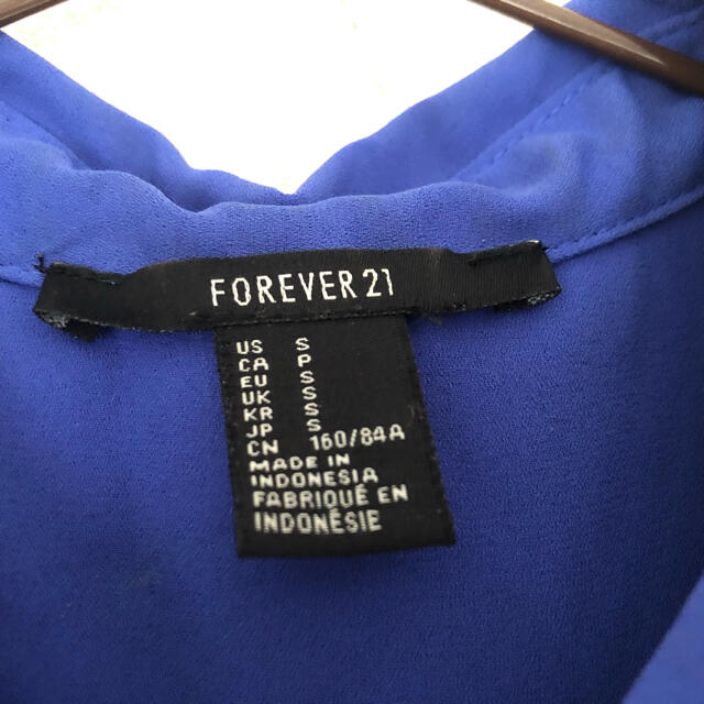 FOREVER 21(フォーエバートゥエンティーワン)の【forever21】　ノースリーブ ブラウス レディースのトップス(シャツ/ブラウス(半袖/袖なし))の商品写真