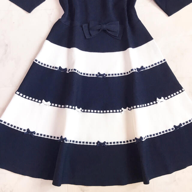 エムズグレイシー 美品 リボンワンピース 希少42 ...