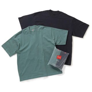 ヘインズ(Hanes)のBIOTOP別注ヘインズ　モックネックTシャツM(Tシャツ/カットソー(半袖/袖なし))