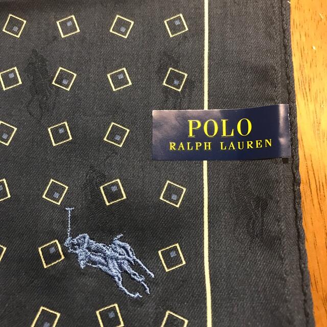 POLO RALPH LAUREN(ポロラルフローレン)の未使用【ラルフローレン】メンズ　ハンカチ メンズのファッション小物(ハンカチ/ポケットチーフ)の商品写真