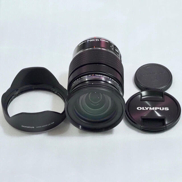 OLYMPUS(オリンパス)の【フィルター2点】オリンパス ED 12-100mm F4.0 IS PRO スマホ/家電/カメラのカメラ(レンズ(ズーム))の商品写真