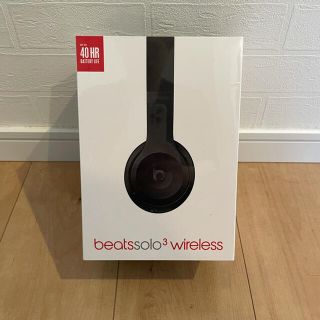 ビーツバイドクタードレ(Beats by Dr Dre)のBeats by Dr Dre SOLO3 WIRELESS ブラック(ヘッドフォン/イヤフォン)