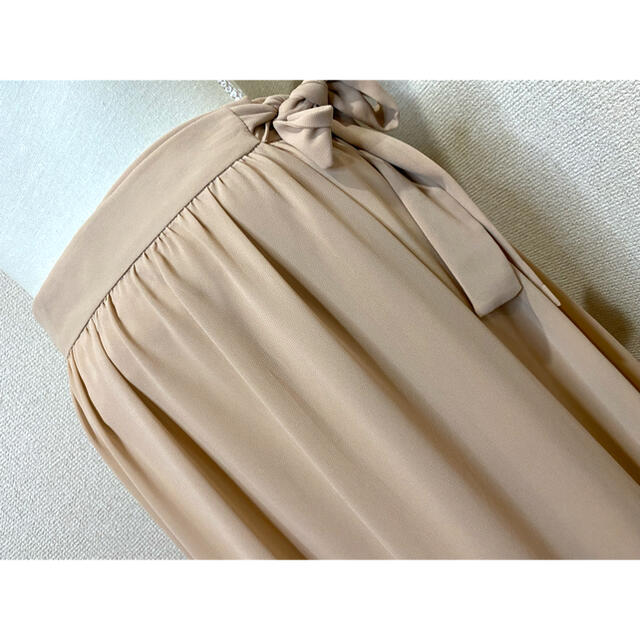 OZOC(オゾック)のOZOC チュールスカート 巻きスカート マキシ丈スカート 甘辛コーデに♪ 美品 レディースのスカート(ロングスカート)の商品写真