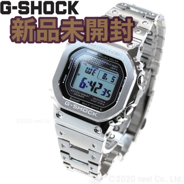 G-SHOCK(ジーショック)の【新品】カシオ Gショック フルメタル シルバー GMW-B5000D-1JF メンズの時計(腕時計(デジタル))の商品写真