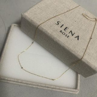 アガット(agete)のさくらんぼ様専用　SIENA ROSE Nudie Diamond5粒ネックレス(ネックレス)