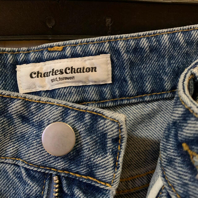 EDIT.FOR LULU(エディットフォールル)の専用 Charles Chaton  ハイウエストデニムパンツ レディースのパンツ(デニム/ジーンズ)の商品写真