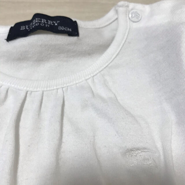 BURBERRY(バーバリー)のバーバリーTシャツ　80 キッズ/ベビー/マタニティのベビー服(~85cm)(Ｔシャツ)の商品写真