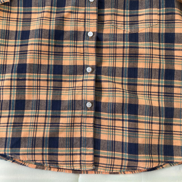 Romantic Mocha  チェックシャツ　ボタンダウン レディースのトップス(シャツ/ブラウス(半袖/袖なし))の商品写真