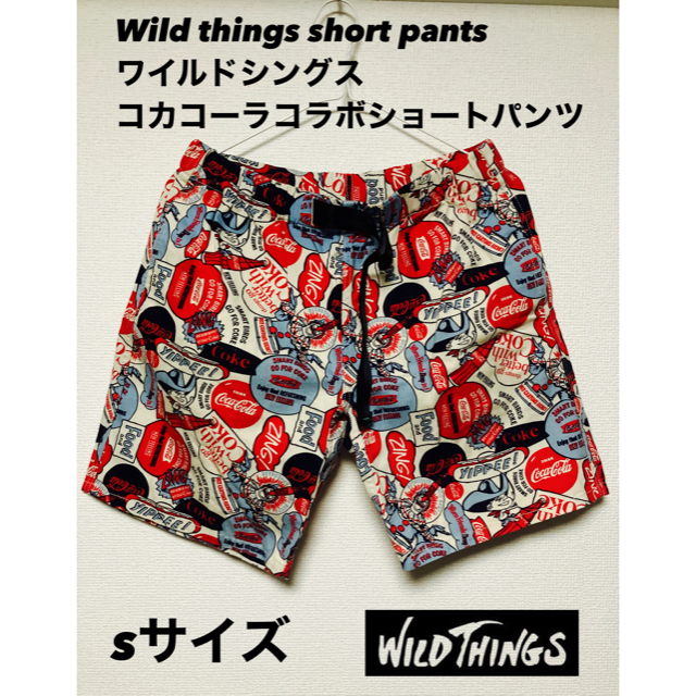 WILDTHINGS - Wild things ワイルドシングス コカコーラコラボショートパンツの通販 by U's shop｜ワイルドシングス ならラクマ