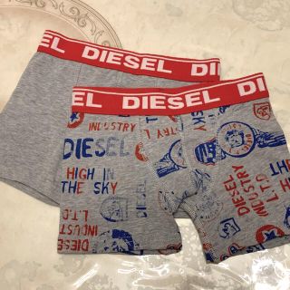 ディーゼル(DIESEL)のDIESEL キッズボクサーパンツ2枚セット 新品(パンツ/スパッツ)