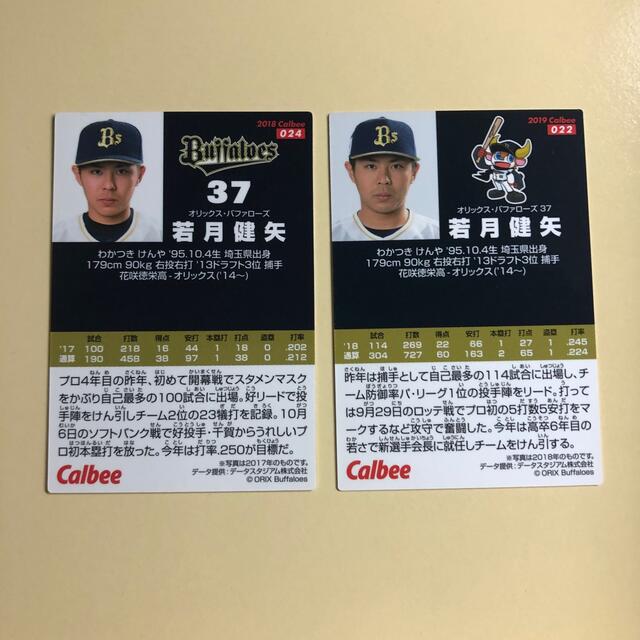 オリックス・バファローズ(オリックスバファローズ)のプロ野球チップスカード　オリックス エンタメ/ホビーのトレーディングカード(シングルカード)の商品写真