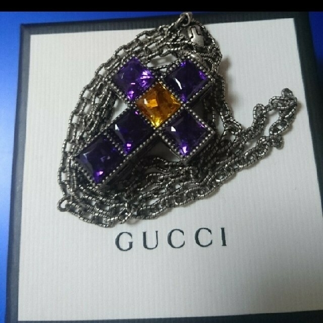 Gucci(グッチ)の売り切り値下げ❗GUCCIGキュービッククロスペンダント メンズのアクセサリー(ネックレス)の商品写真