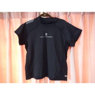 デサント(DESCENTE)のデサントの黒のTシャツ（L)!。.(Tシャツ/カットソー(半袖/袖なし))