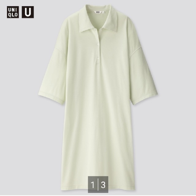 UNIQLO(ユニクロ)のUNIQLO U ポロワンピース XL レディースのワンピース(ミニワンピース)の商品写真