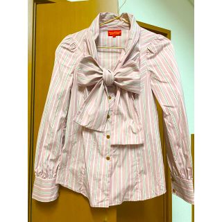 ヴィヴィアンウエストウッド(Vivienne Westwood)のVivienne Westwood フロントタイブラウス(シャツ/ブラウス(長袖/七分))