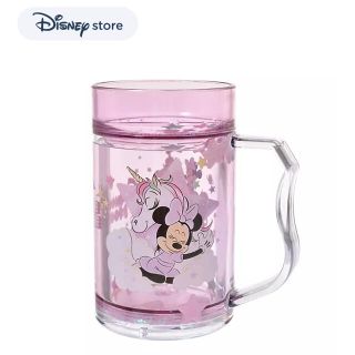 ディズニーストア　ミニー　ユニコーン　プラスチックコップ(グラス/カップ)