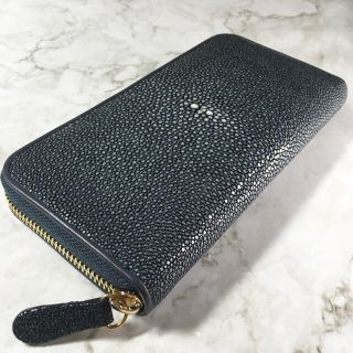 スティングレイ スティングレー ロングウォレット 長財布 財布 紺 新品 62(長財布)