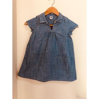 プチバトー(PETIT BATEAU)のプチバトー　ワンピース　１０２cm  美品(ワンピース)