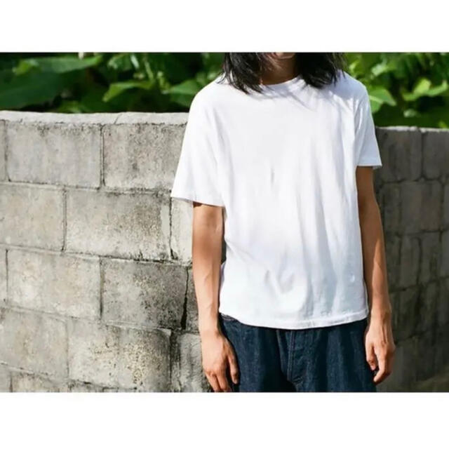 希少サイズ 3 COMOLI 20ss 空紡 天竺 クルーネック Tシャツ 白 1