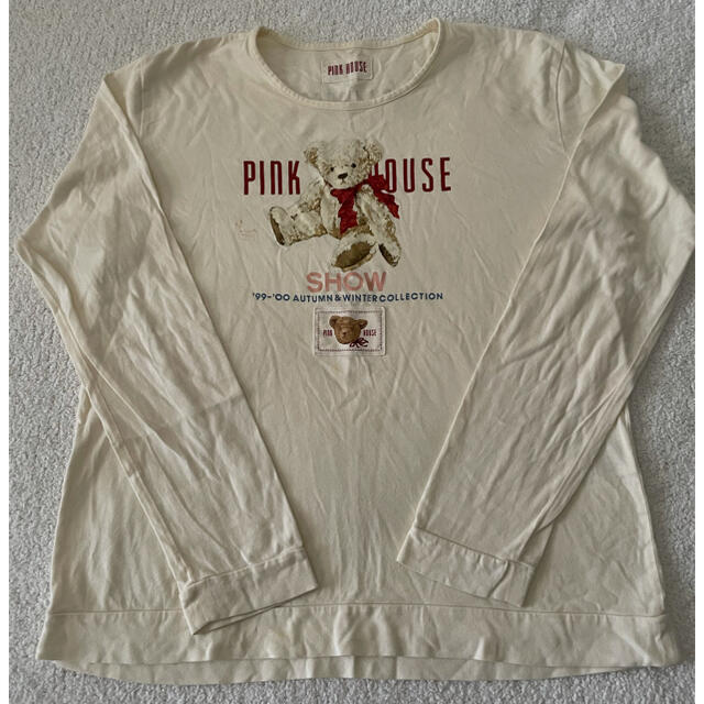 PINK HOUSE(ピンクハウス)の【PINK HOUSE】ロングＴシャツ レディースのトップス(Tシャツ(長袖/七分))の商品写真