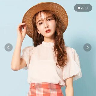 ティティアンドコー(titty&co)のtitty&co. ティティーアンドコー　リンクルシフォントップス(シャツ/ブラウス(半袖/袖なし))