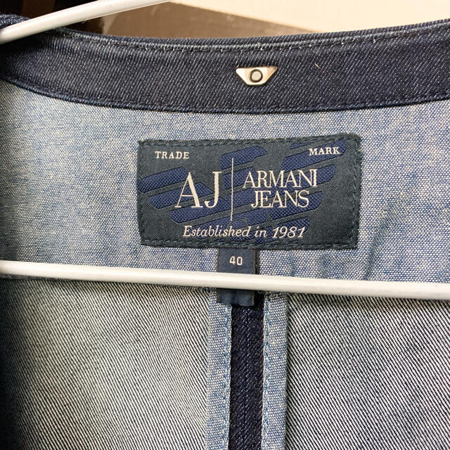 Giorgio Armani(ジョルジオアルマーニ)の【美品】GIORGIO ARMANI デニムジャケット レディースのジャケット/アウター(Gジャン/デニムジャケット)の商品写真