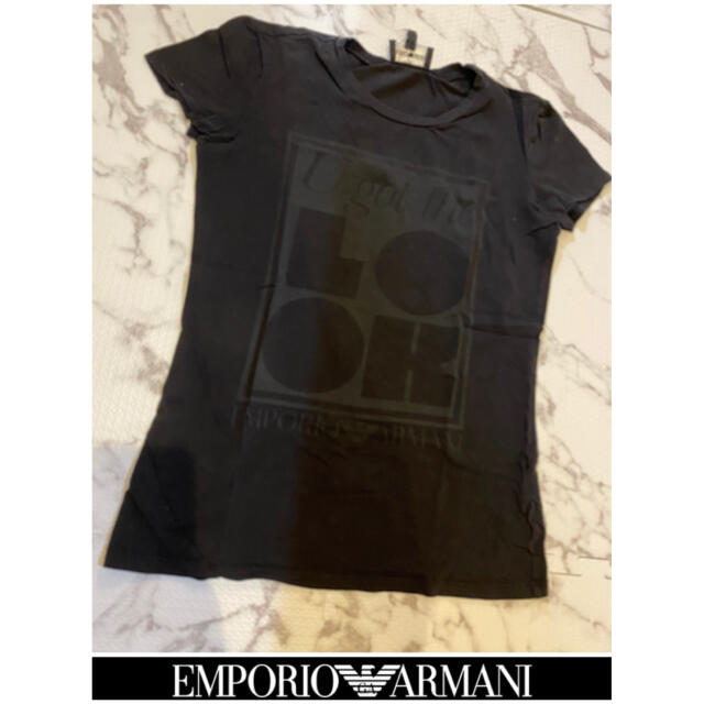 Emporio Armani(エンポリオアルマーニ)の【EMPORIO ARMANI】レディース　Ｔシャツ　美品✨ レディースのトップス(Tシャツ(半袖/袖なし))の商品写真