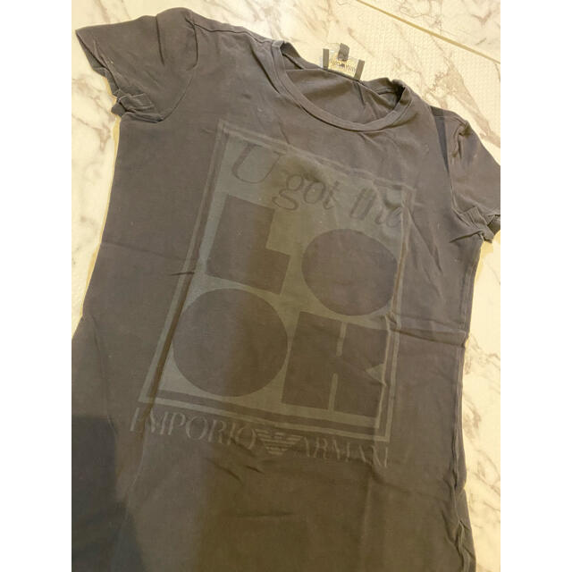 Emporio Armani(エンポリオアルマーニ)の【EMPORIO ARMANI】レディース　Ｔシャツ　美品✨ レディースのトップス(Tシャツ(半袖/袖なし))の商品写真