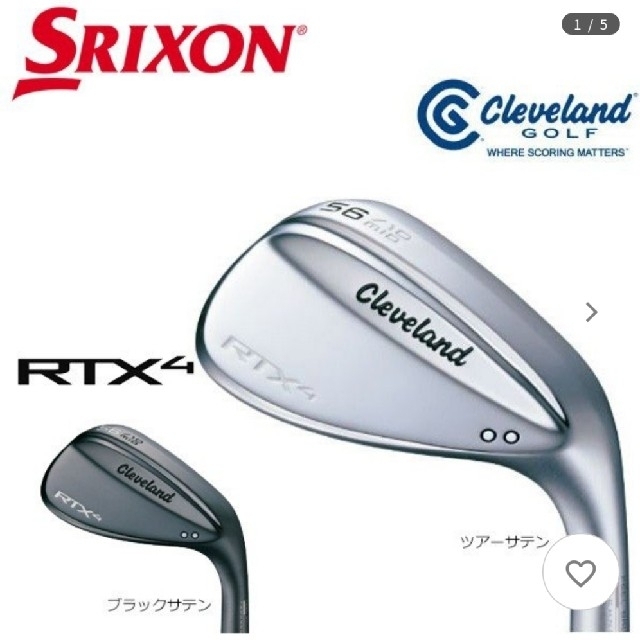 Cleveland Golf(クリーブランドゴルフ)の新品未使用 RTX4 ウェッジ  56MID/10 スポーツ/アウトドアのゴルフ(クラブ)の商品写真