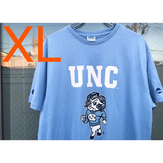 NCAA  ノースカロライナ大学　 カレッジ　プリント　半袖　 Tシャツ XL (Tシャツ/カットソー(半袖/袖なし))