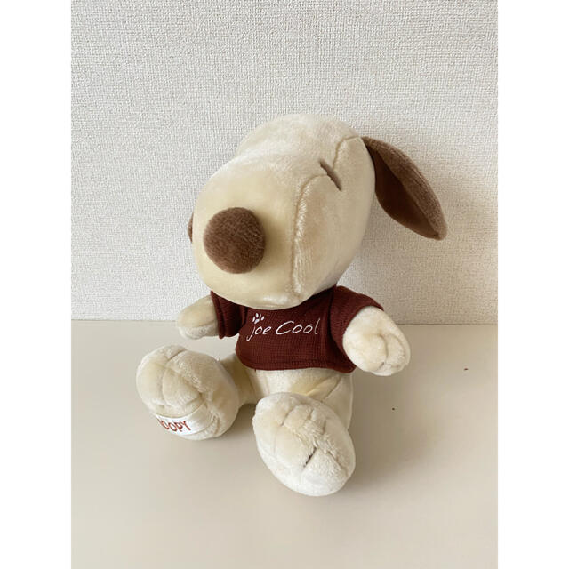 SNOOPY(スヌーピー)のSNOOPY ぬいぐるみ クリーム ブラウン エンタメ/ホビーのおもちゃ/ぬいぐるみ(ぬいぐるみ)の商品写真