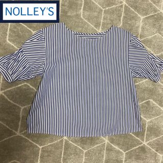 ノーリーズ(NOLLEY'S)のNOLLEYS ノーリーズ／ブラウス トップス　青　ネイビー(シャツ/ブラウス(長袖/七分))