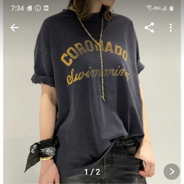 DEUXIEME CLASSE(ドゥーズィエムクラス)のアールジュビリー　別注　CORONADO Tシャツ レディースのトップス(Tシャツ(半袖/袖なし))の商品写真