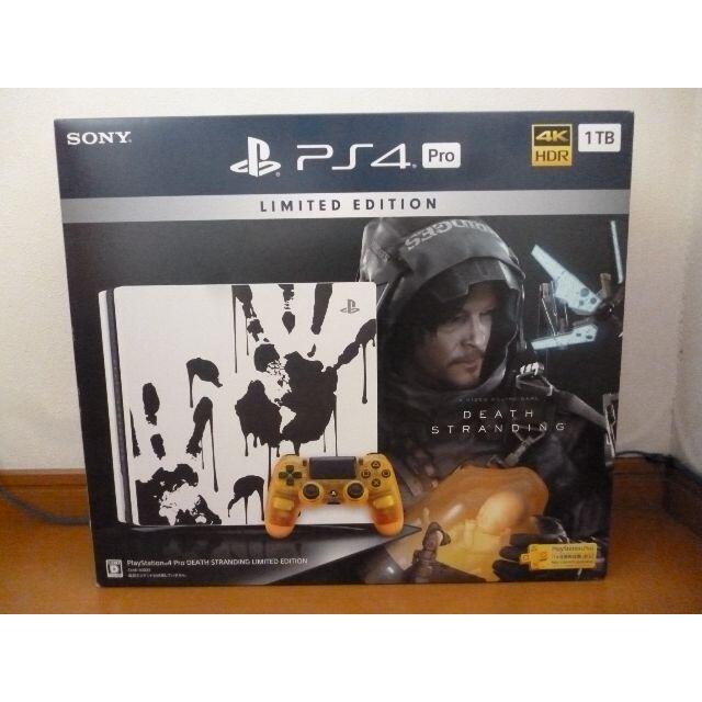 家庭用ゲーム機本体値引！美品★保証付★PS4 Pro★Death Stranding★7200B