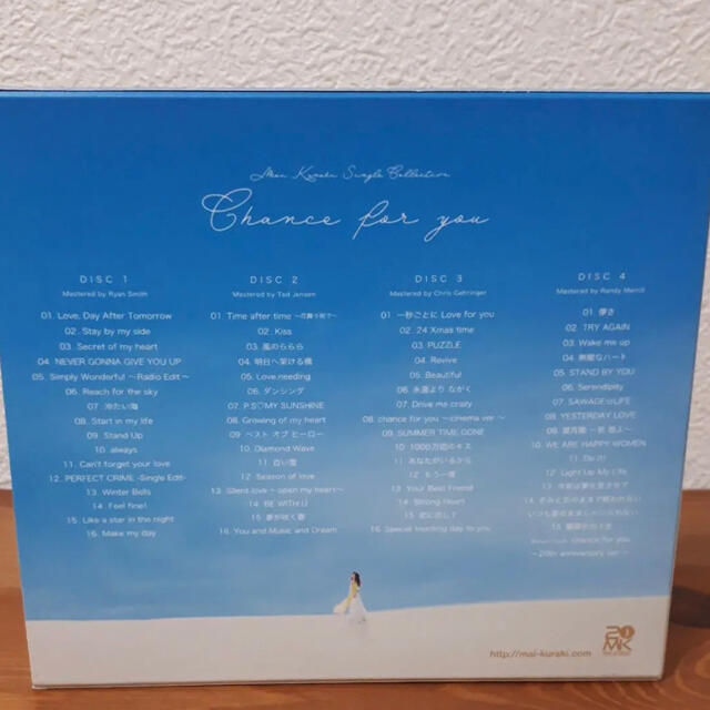 倉木麻衣Single Collection "Chance for you" エンタメ/ホビーのCD(ポップス/ロック(邦楽))の商品写真
