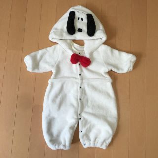 スヌーピー(SNOOPY)のスヌーピー モコモコカバーオール(カバーオール)